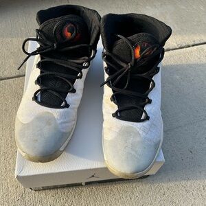 Jordan 30 Black and White Basketball Shoes